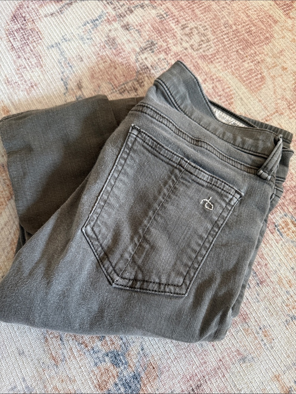 rag & bone Olive Green Skinny Jeans